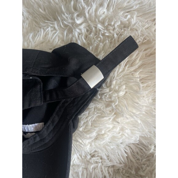 White Fox Black Baseball Hat - Picture 3 of 4